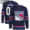 Børn NHL New York Rangers Trøje Tilpasset Adidas 2023-24 Navy Tredje Authentic